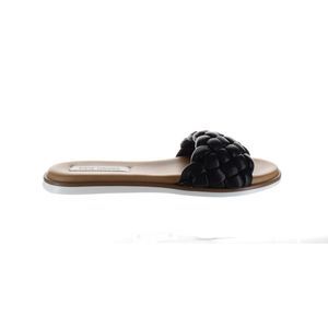 Steve Madden Womens Black Slides Size 10 Medium (B, M)